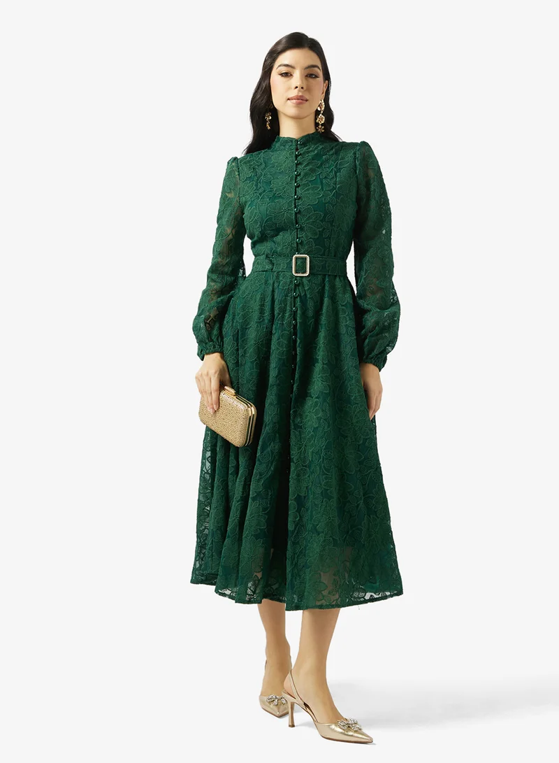 Khizana  Lace A-line Dress for Women | Best Price UAE